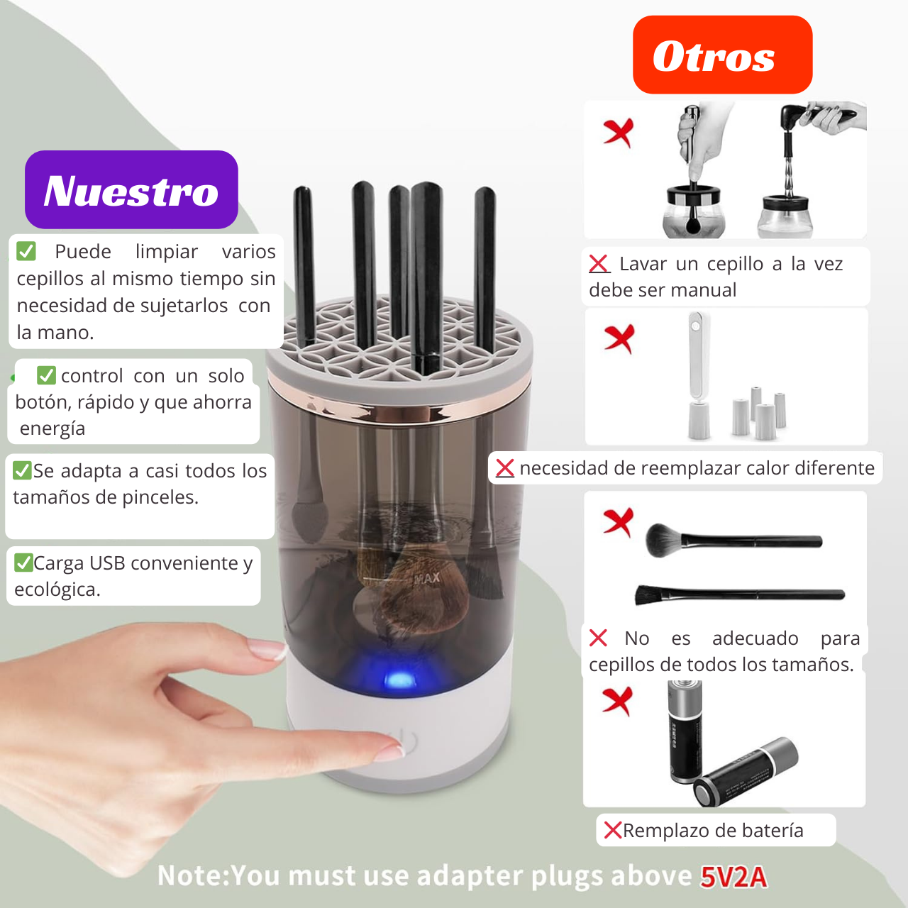 brush cleaner machine - maquina limpiador de brochas